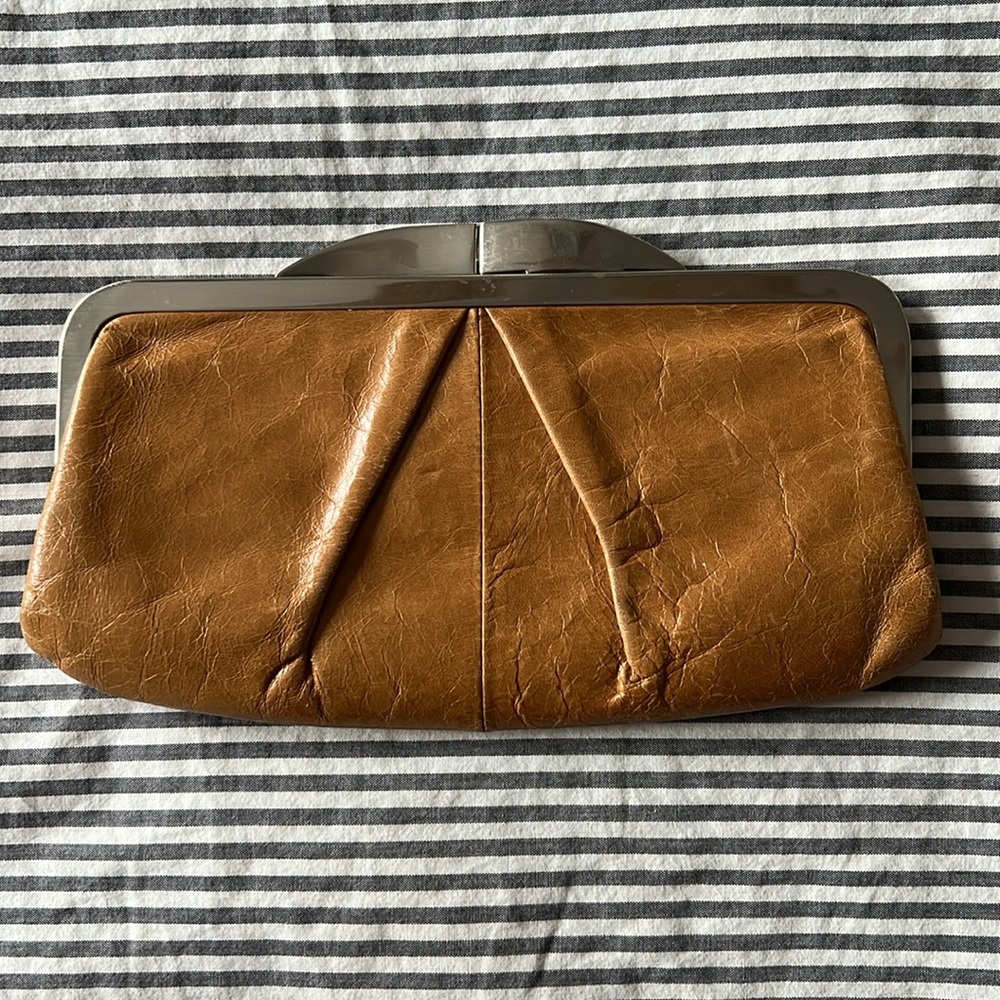 HOBO International clutch wallet with chain